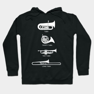 Funny Types Of Tuba | Marching Band Hoodie